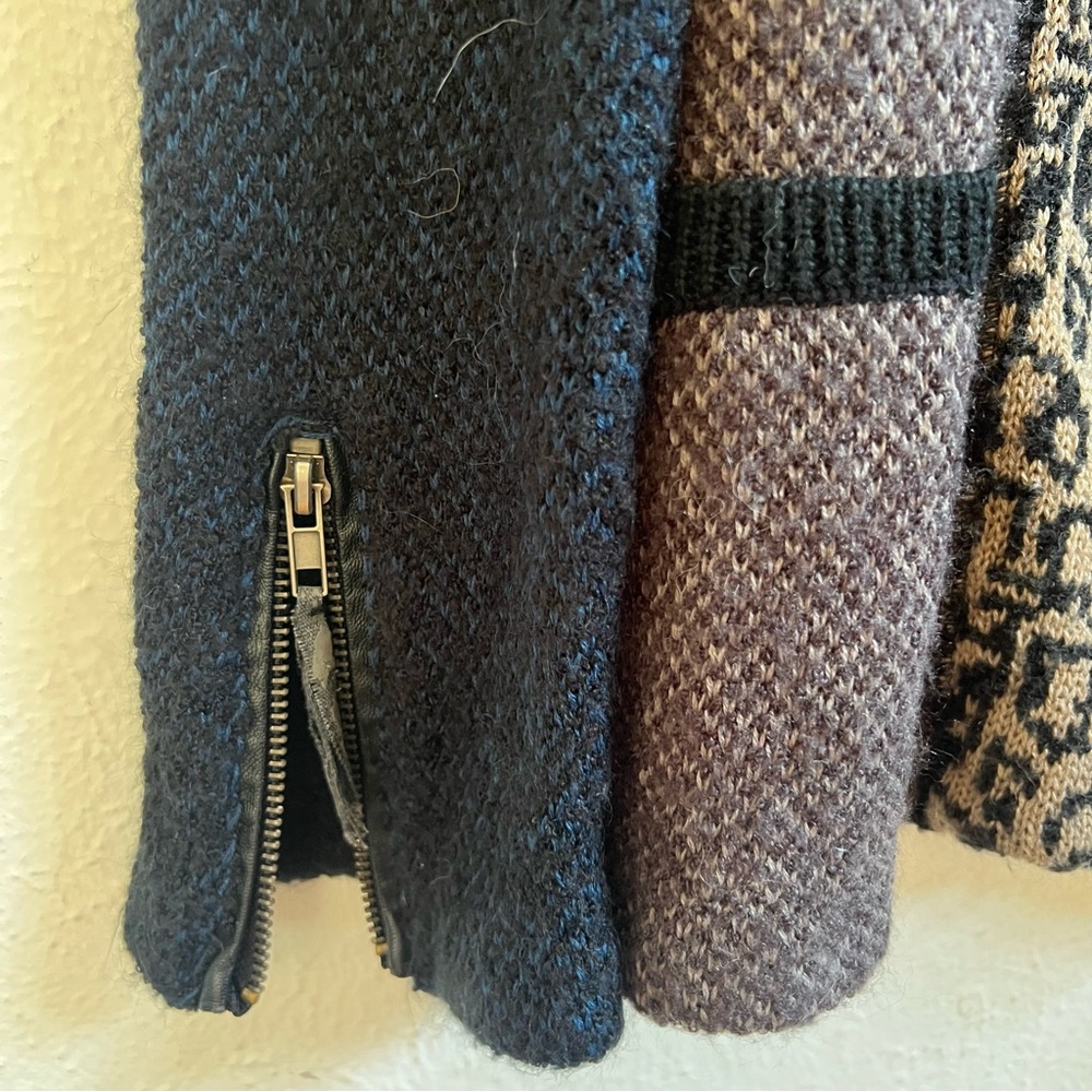 Curio boho knit mixed print cardigan jacket - Picture 2 of 9